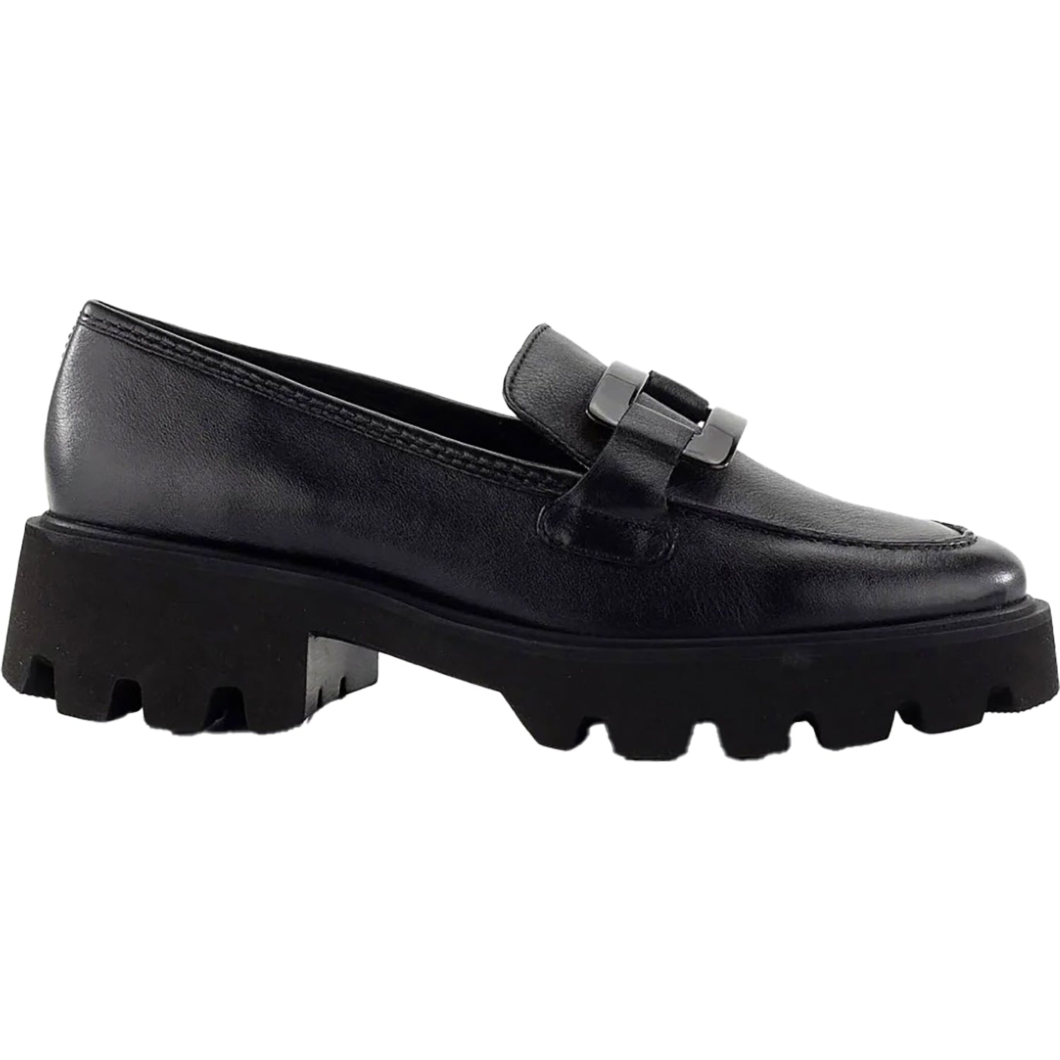 Womens Ara shoes Ara Oleander Women's Slip Ons Black Calf Leather Black Calf Leather