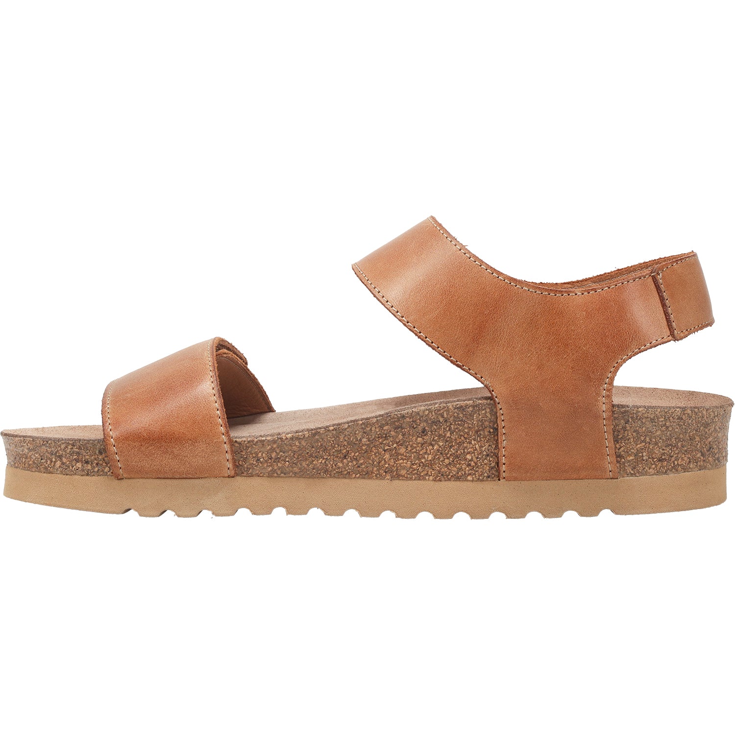 Womens Taos Taos Luckie Women's Ankle Strap Sandals Caramel Leather Caramel Leather