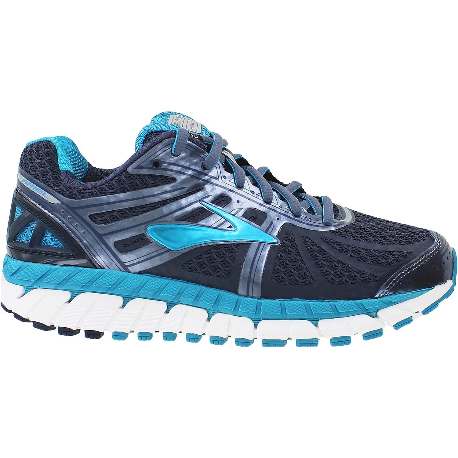 Womens Brooks Brooks Ariel 16 Women's Running Shoes Mood Indigo/Capri Breeze Mesh (Stability Support) Mood Indigo/Capri Breeze Mesh