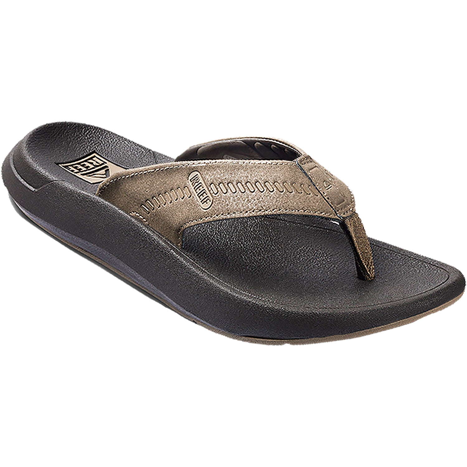 Mens Reef Reef Swellsole Cruiser Men's Thong Sandals Brown/Tan Synthetic Brown/Tan Synthetic