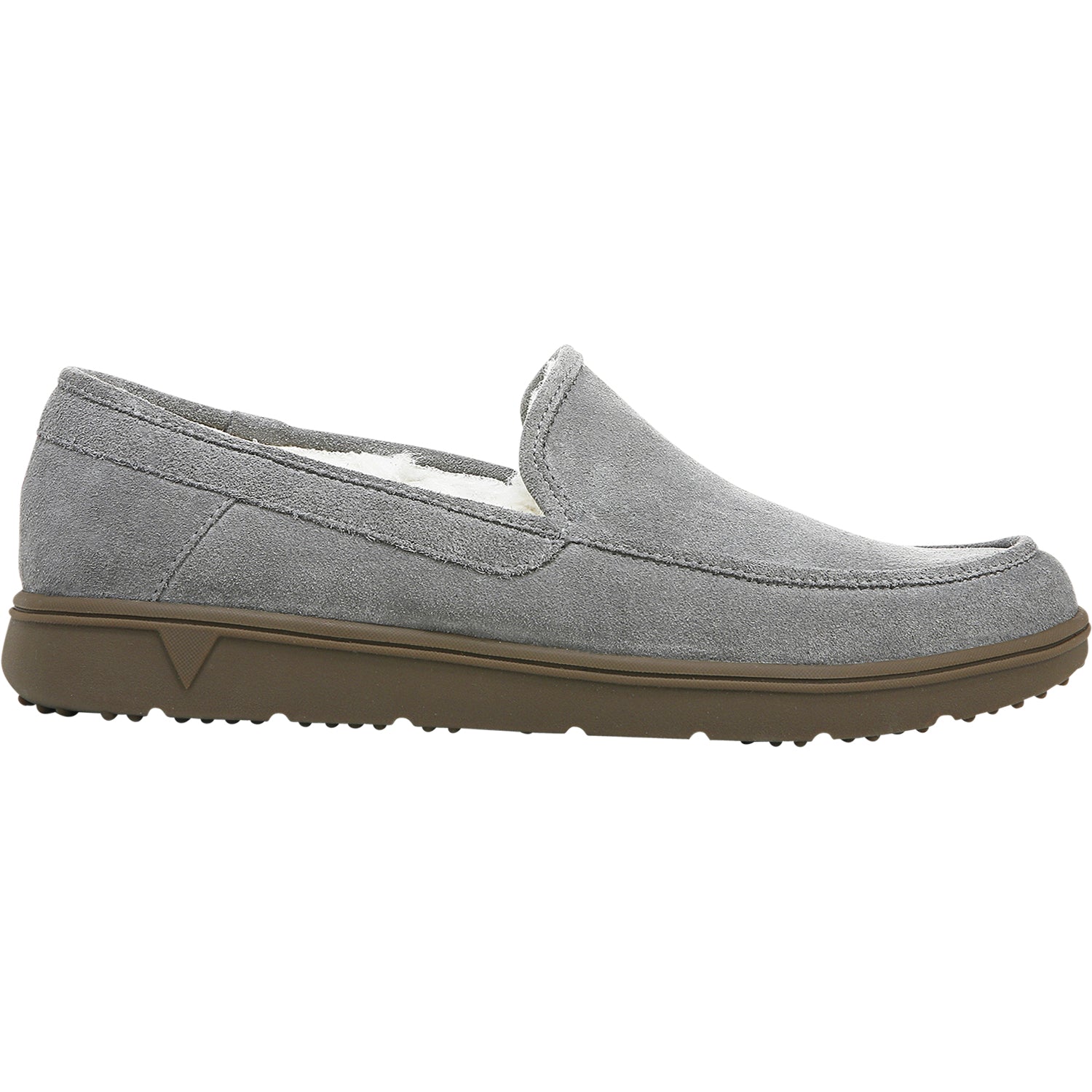 Womens Vionic Vionic Gustavo Men's Slippers Charcoal Suede Charcoal Suede