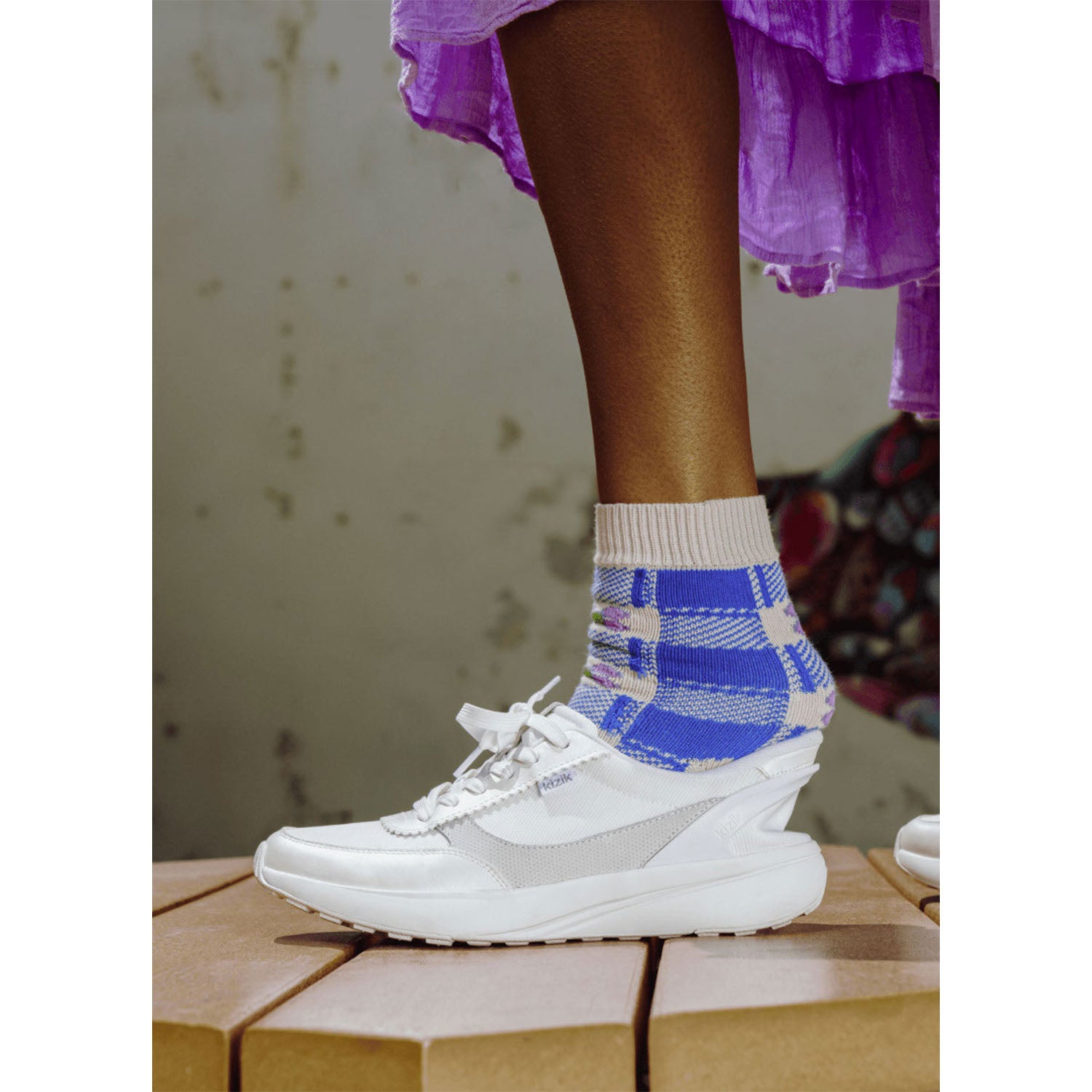 Women's Kizik Paris Metallic White Leather – Footwear etc.