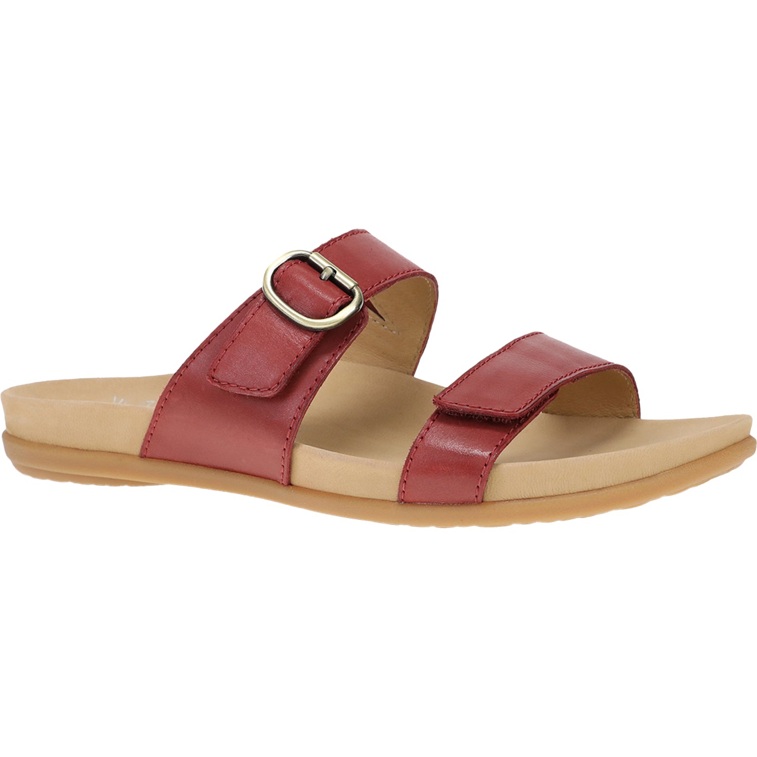 Womens Dansko Dansko Justine Calf Women's Slide Sandals Cayenne Cayenne