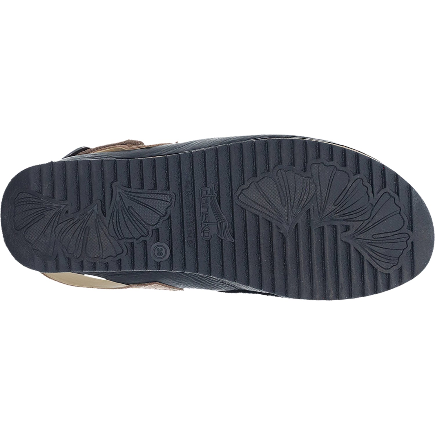 Womens Dansko Dansko Merrin Women's Sling Back Clogs Black Leather Black Waxy Milled Leather