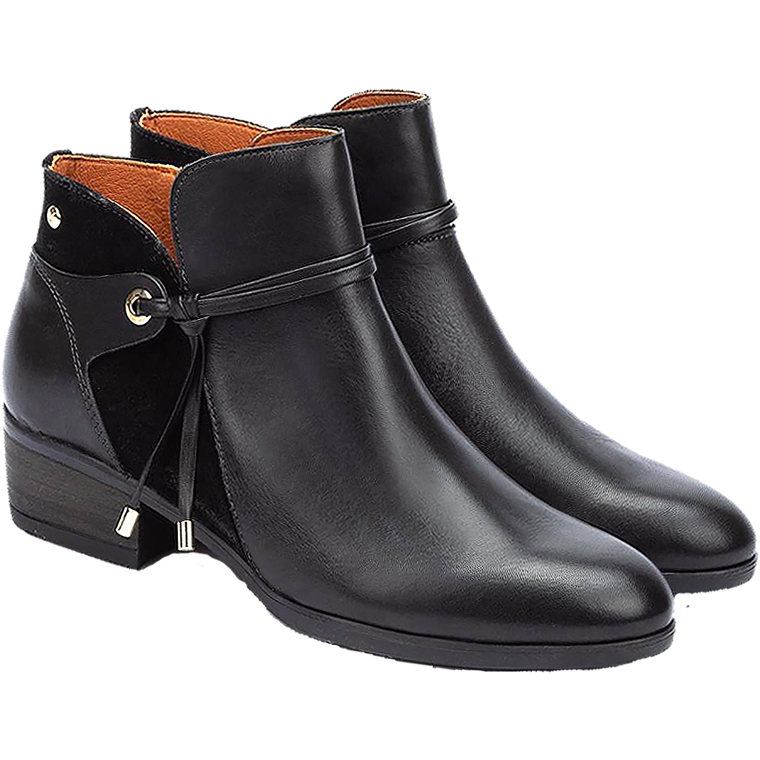 Womens Pikolinos Pikolinos Daroca W1U-8505 Women's Ankle Boots Black Leather Black Leather
