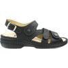 Womens Finn comfort Finn Comfort Gomera Soft Women's Sandals Black Leather Black Leather