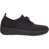 Womens Fit flop Women's FitFlop F-Sporty Uberknit Sneakers All Black Nylon All Black Nylon
