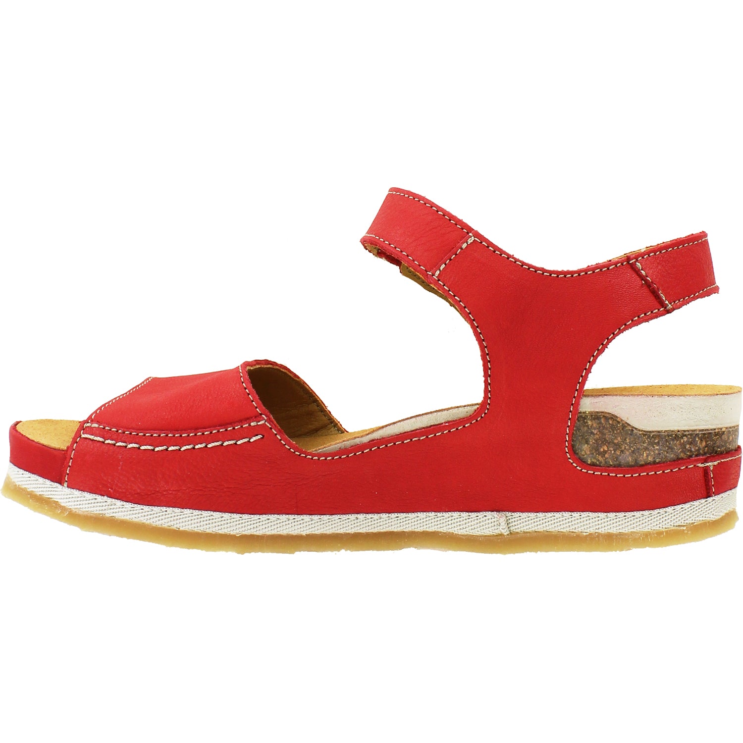 Womens On foot On Foot Cynara 203 Tucson Women's Platform Sandals Red Leather Red Leather