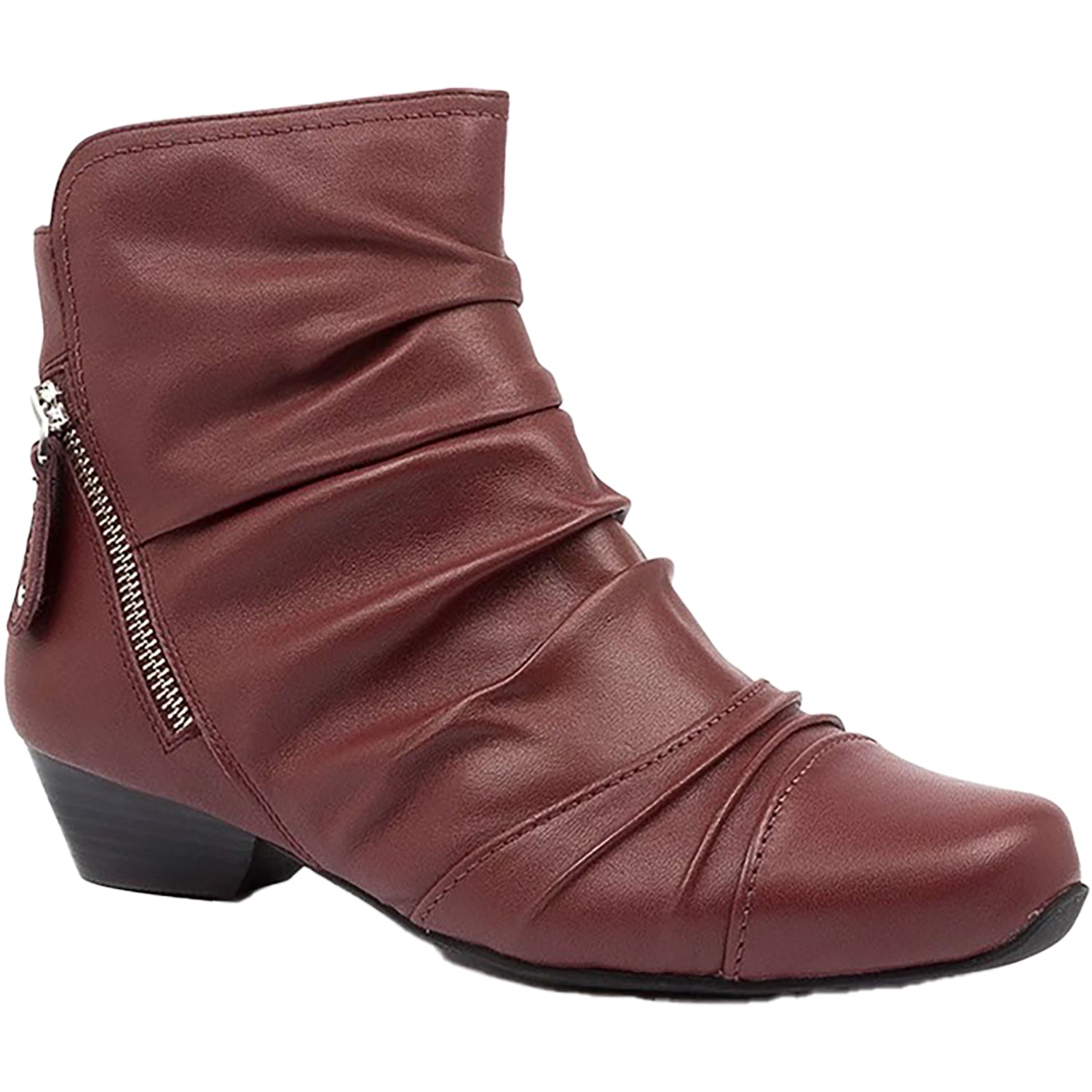 Womens Ziera Ziera Camryn XW Women's Boots Red Leather Red Leather