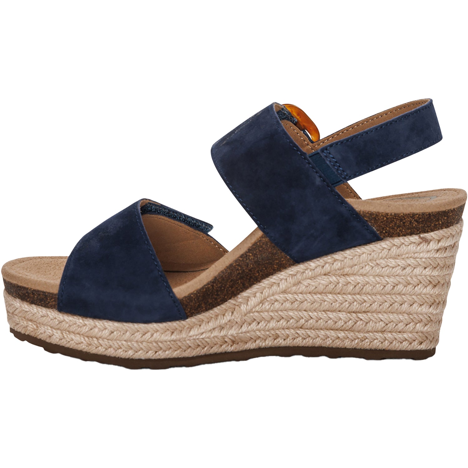 Womens Aetrex Women's Aetrex Ashley Navy Leather Navy Leather