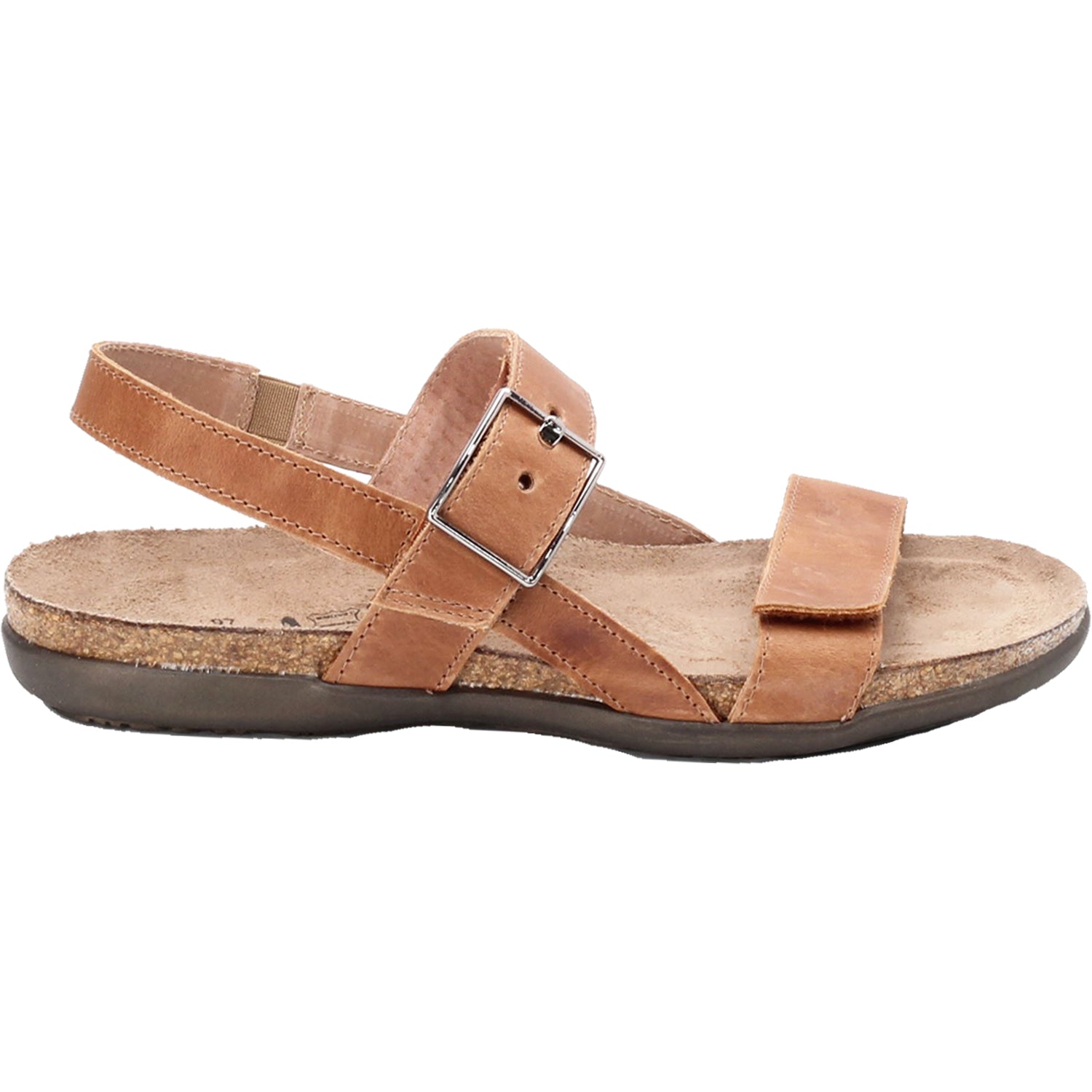 Womens Naot Naot Norah Women's Ankle Strap Sandals Latte Brown Leather Latte Brown Leather