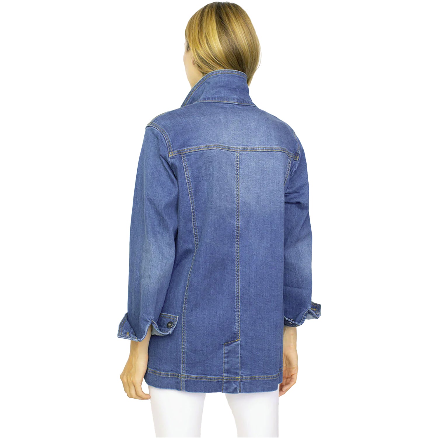 Womens Habitat Habitat Stretch Boyfriend Jacket Women's Outerwear Denim Denim