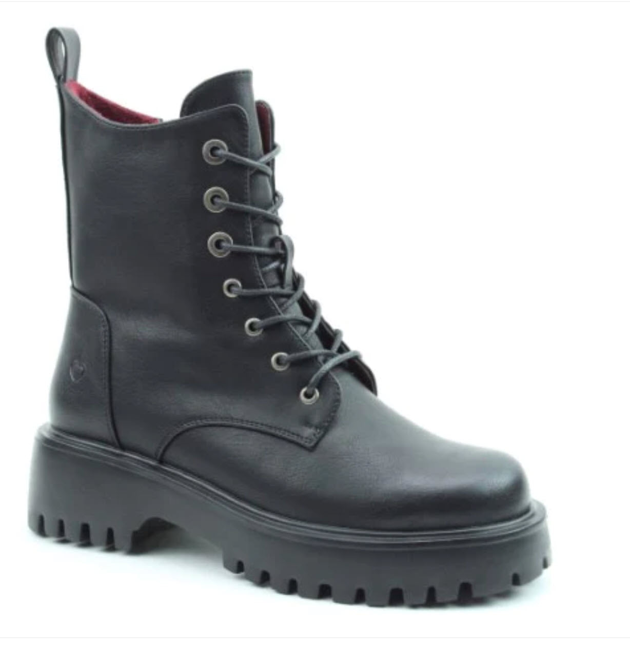 Womens Heavenly feet Heavenly Feet Krissy Women's Vegan Boots Black Vegan Leather Black Vegan Leather