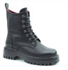 Womens Heavenly feet Heavenly Feet Krissy Women's Vegan Boots Black Vegan Leather Black Vegan Leather