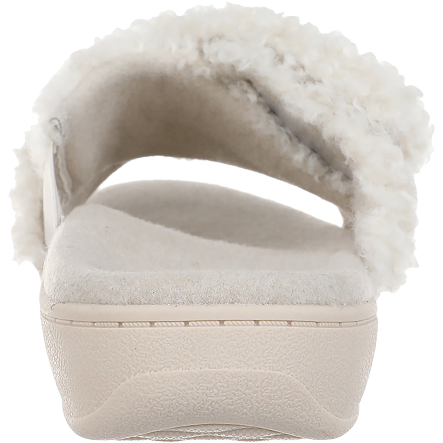Womens Vionic Women's Vionic Relax II Cream Shearling Cream Shearling