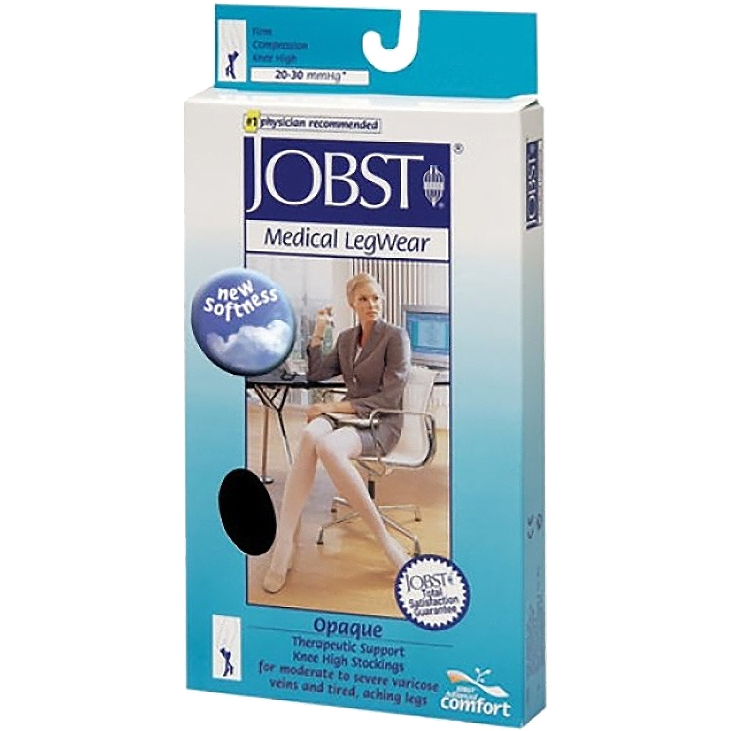 Womens Jobst Jobst Opaque Knee High Socks 20-30mmHg Women's Natural Small Natural Small