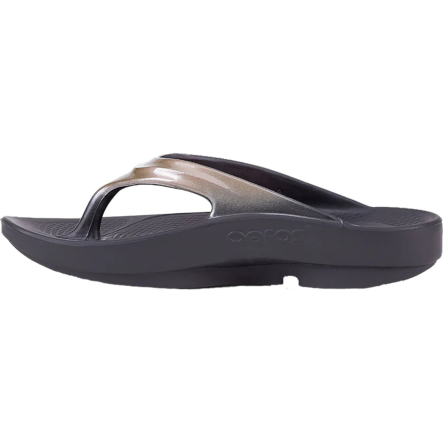 Womens Oofos OOFOS OOlala Luxe Women's Thong Sandals Latte Synthetic Latte Synthetic