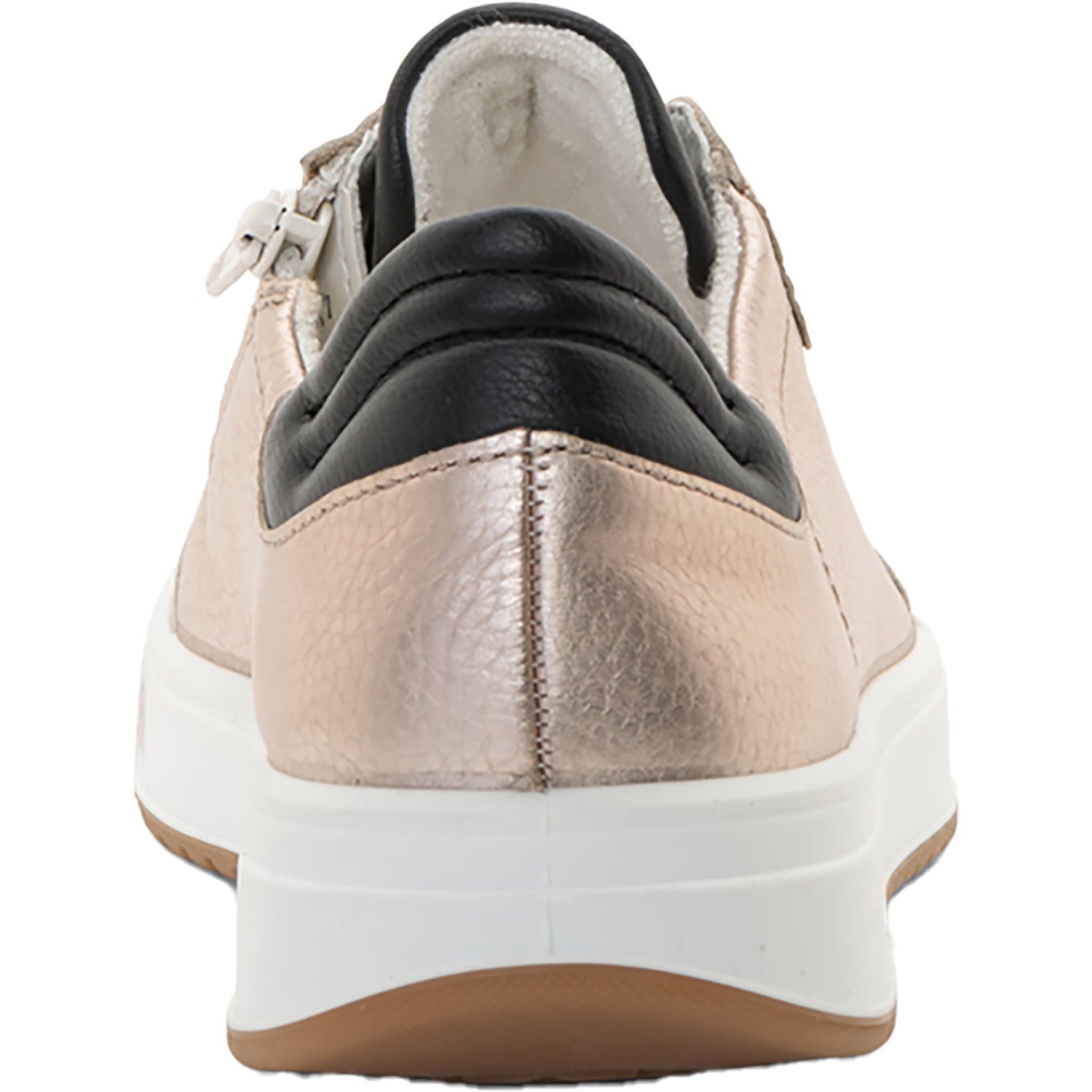 Womens Ara shoes Ara Rhodes Women's Sporty Lace Up Shoes Sand Metallic Leather/Shell Suede Sand Metallic Leather/Shell Suede