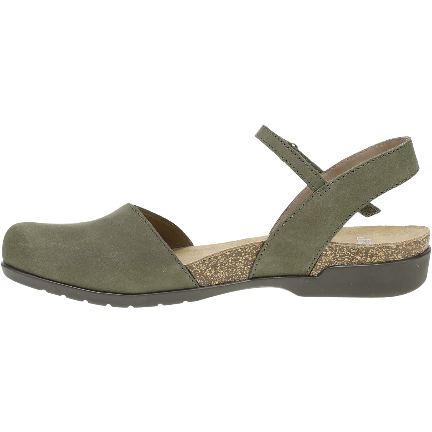 Womens Dansko Dansko Rowan Women's Shoes Ivy Milled Nubuck Ivy Milled Nubuck