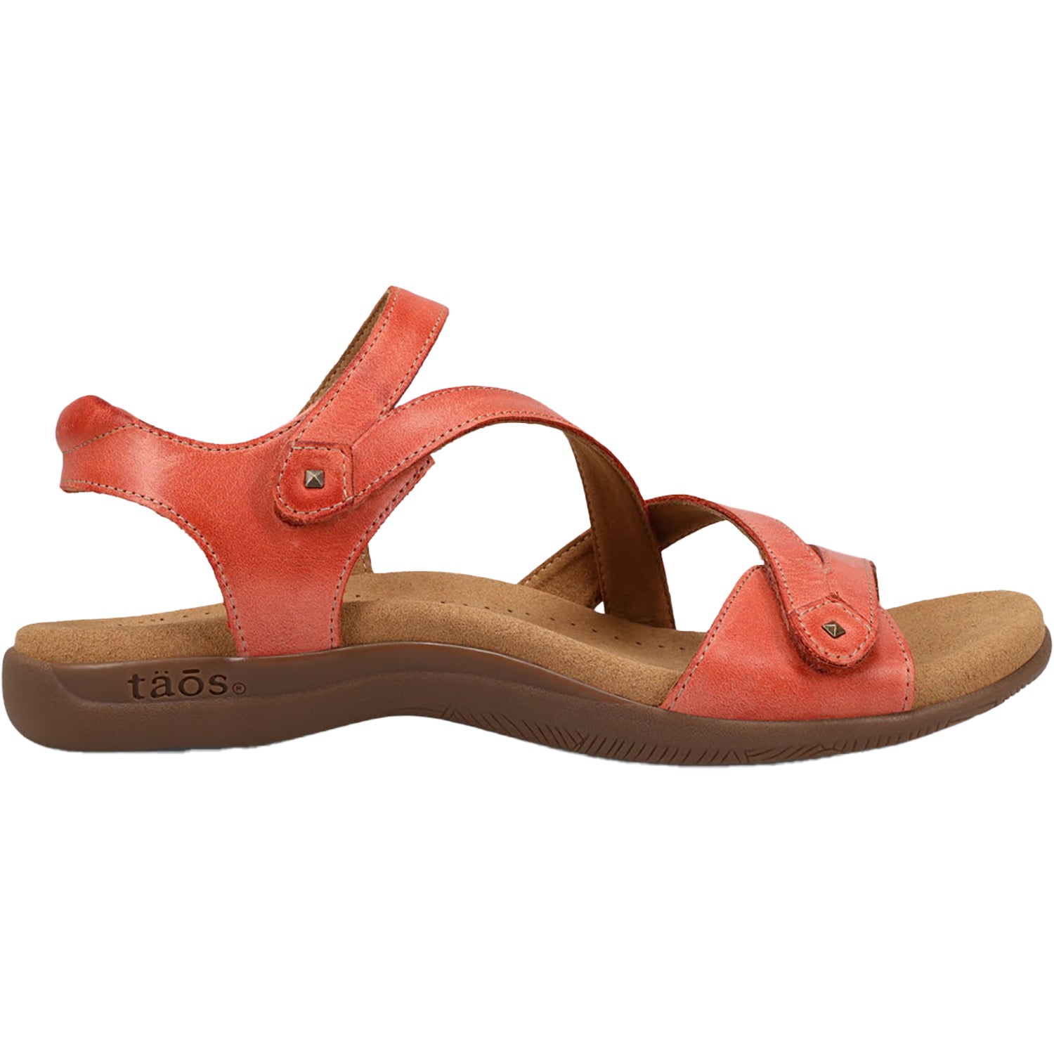 Womens Taos Taos Big Time Women's Ankle Strap Sandals Bruschetta Leather Bruschetta Leather