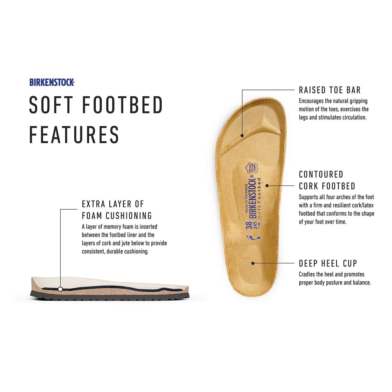 Unisex Birkenstock Birkenstock Arizona Soft Footbed Unisex Sandals Black Birko-Flor Black Birko-Flor