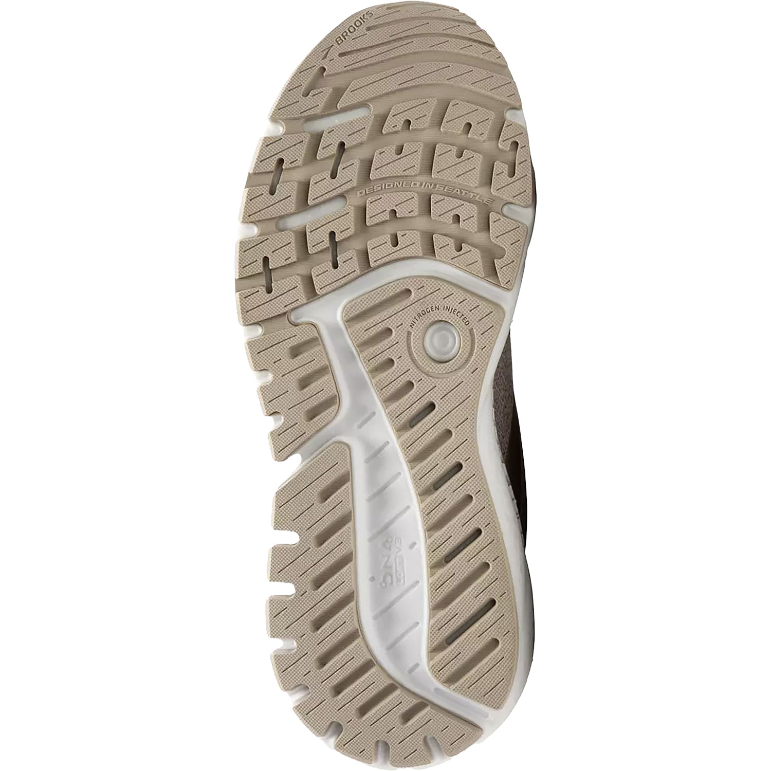 Womens Brooks Brooks Ariel GTS 24 Mesh (Stability Support) Women's Athletic Shoes Coconut/Chateau/Portabella Coconut/Chateau/Portabella