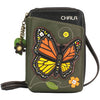 Unisex Chala Chala Monarch Butterfly Wallet Crossbody Handbag Wallet Olive Synthetic Olive Synthetic