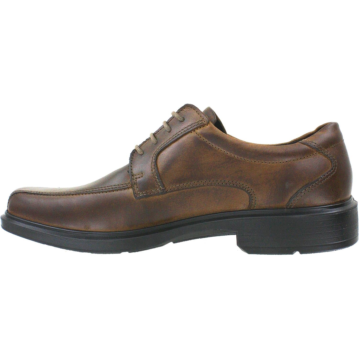 Mens Ecco Ecco Helsinki Bicycle Toe Men's Lace Up Shoes Dress Shoes Cocoa Brown Leather Cocoa Brown Leather