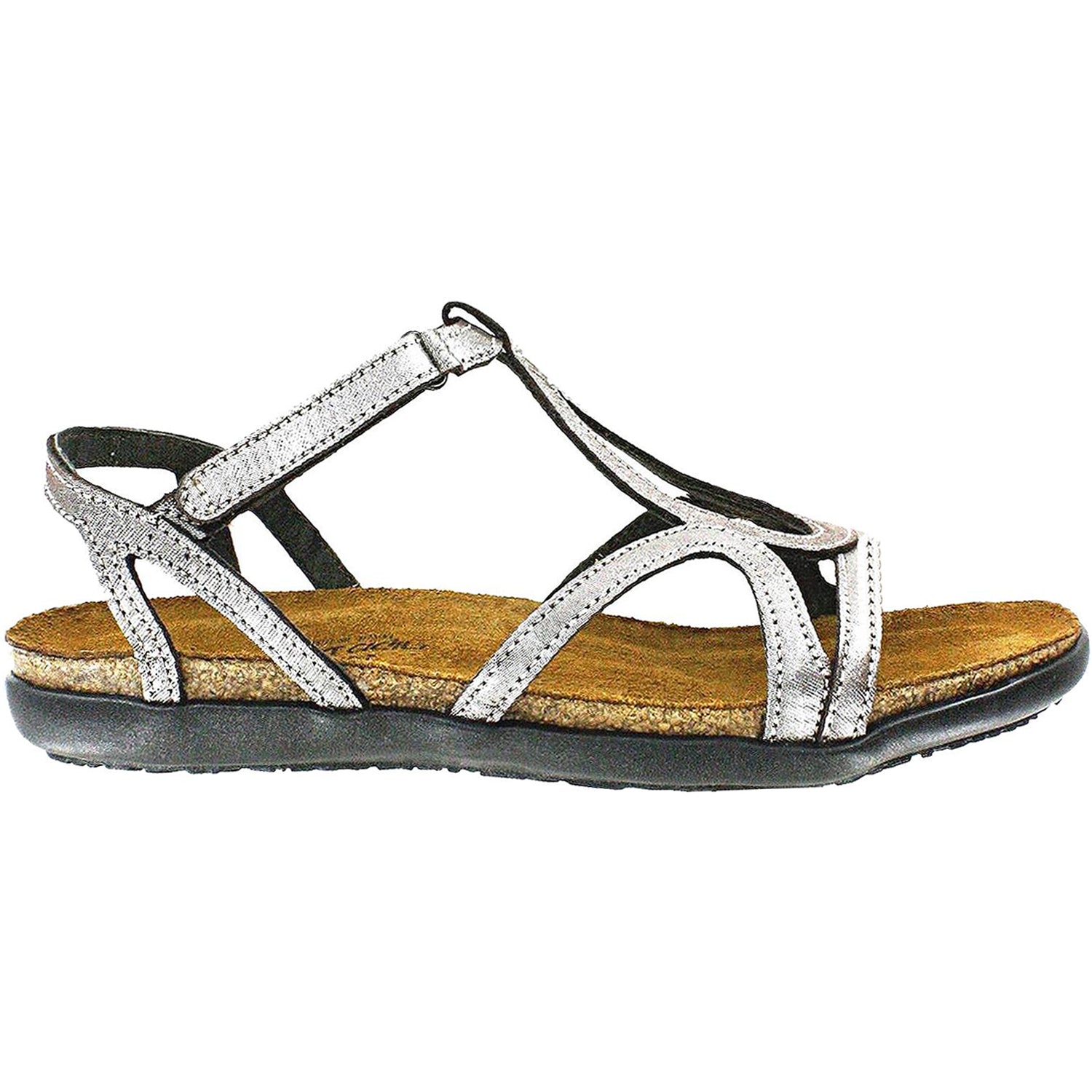 Womens Naot Naot Dorith Women's Sandals Silver Threads Leather Silver Threads Leather