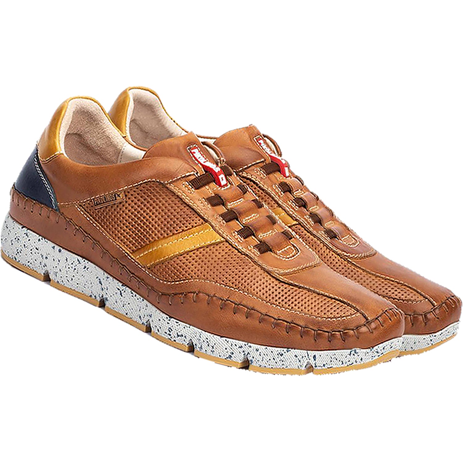 Mens Pikolinos Pikolinos Fuencarral M4U-6046C1 Men's Shoes Brandy Leather Brandy Leather
