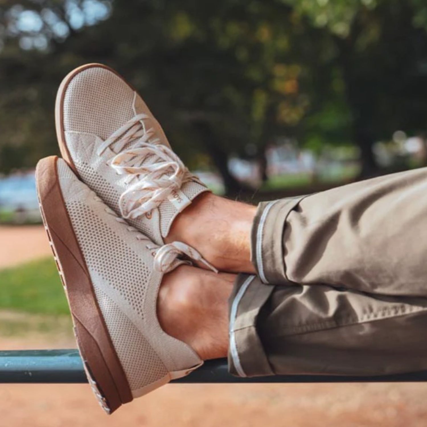 Mens Saola Saola Cannon Knit 20 Men's Vegan Sneakers Dune Dune