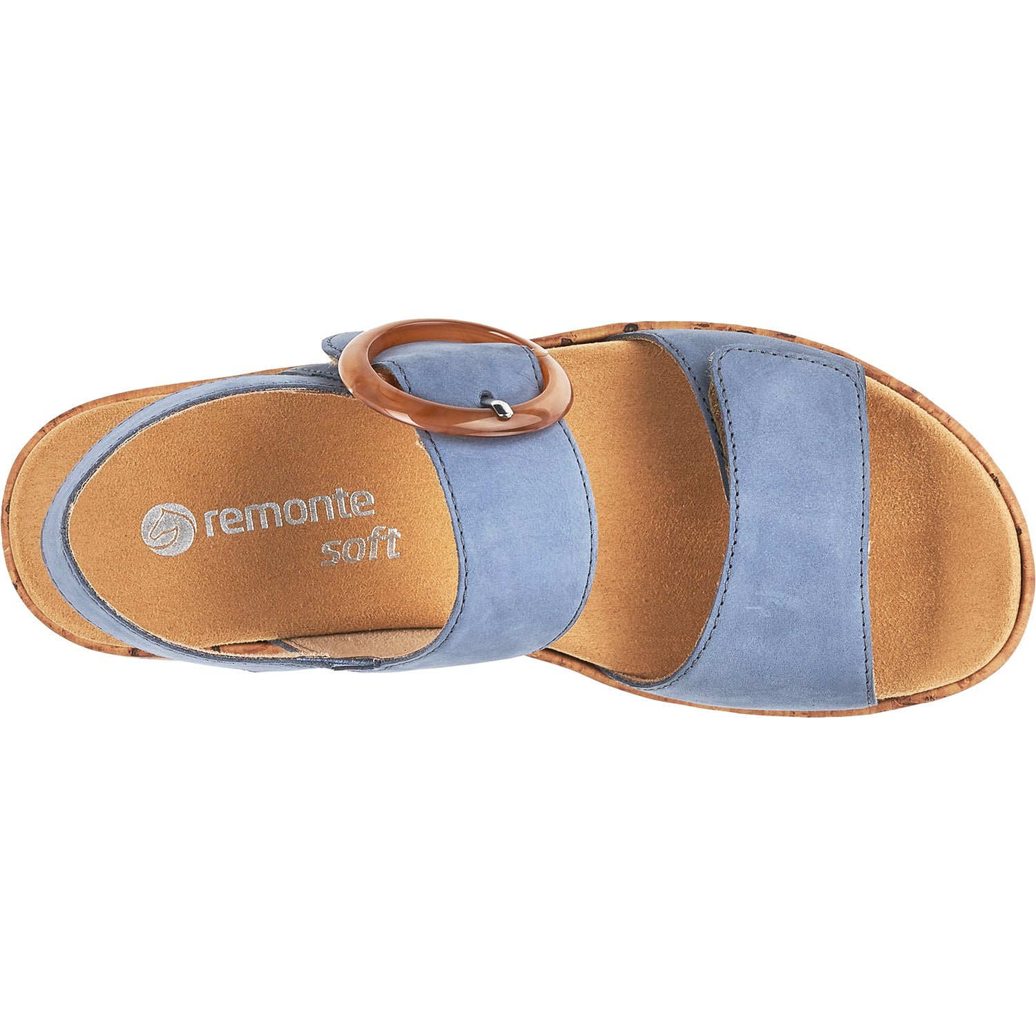 Womens Remonte Remonte R6853-14 Jocelyn 53 Women's Sandals Jeans Nubuck Jeans Nubuck