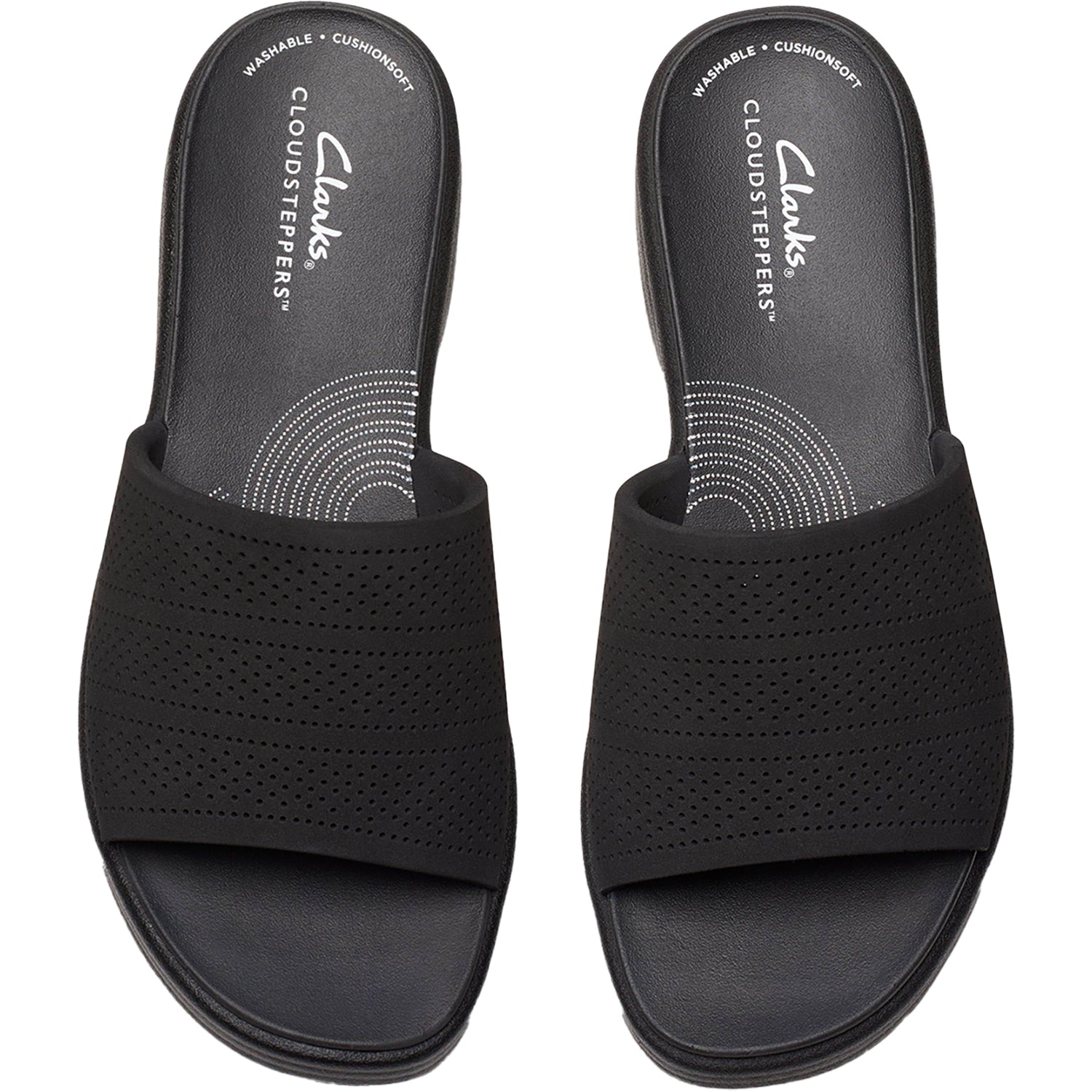 Womens Clarks Women's Clarks Drift Twist Black Synthetic Black