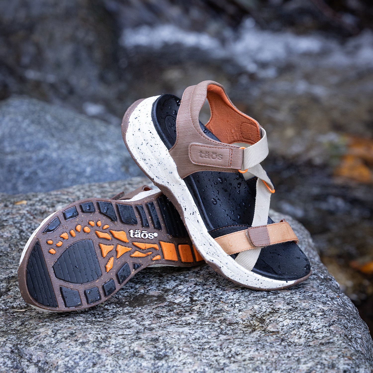 Taos Super Z Women's Outdoor Sandals Tan Multi – Footwear etc.