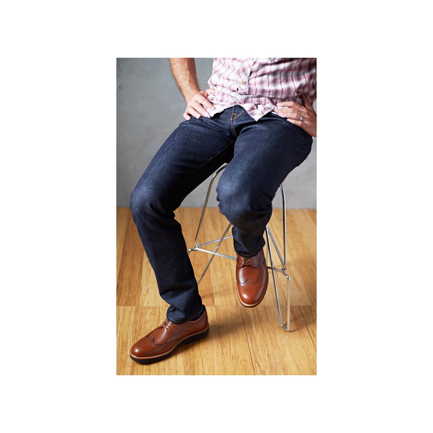 Mens Samuel hubbard Samuel Hubbard Tipping Point Men's Whiskey Leather Whiskey Leather