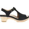 Womens Dansko Dansko Laverne Women's Sandals Black Milled Nubuck Black Milled Nubuck
