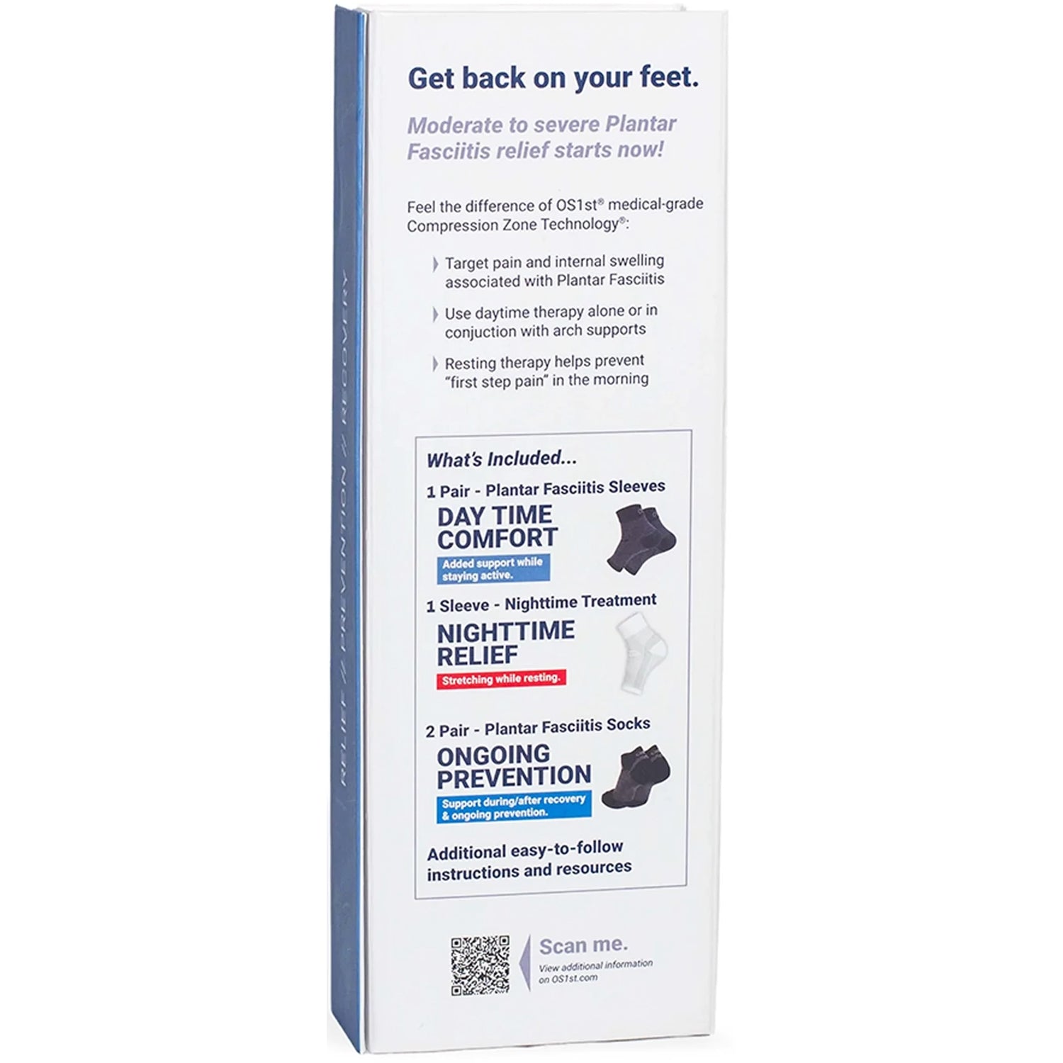 Unisex Os1st OS1st Plantar Fasciitis Kit Unisex Supportive Socks