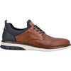Mens Rieker Rieker 14450-22 Men's Oxford Shoes Nuss/Lake/Navy Leather Nuss/Lake/Navy Leather