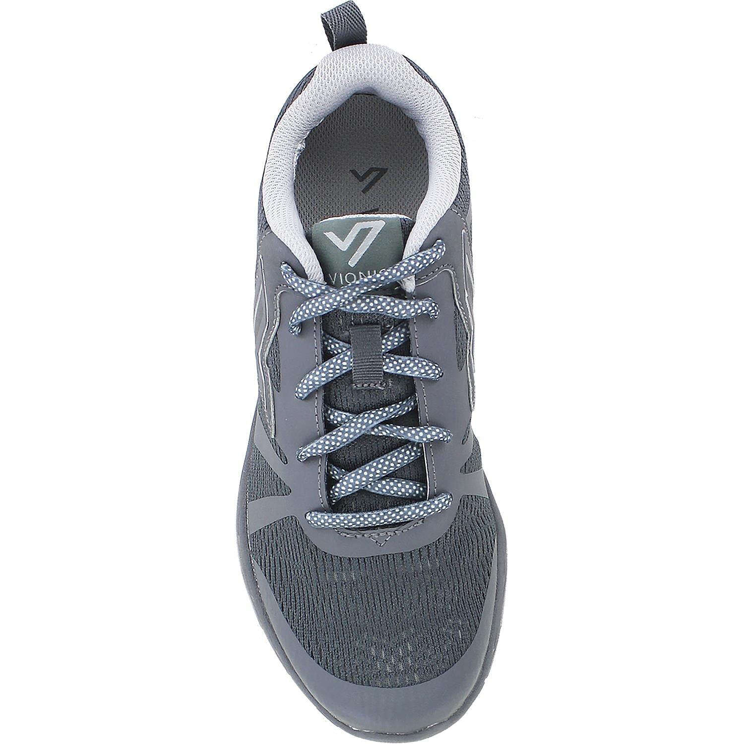 Womens Vionic Vionic Miles Women's Walking Shoes Grey Synthetic/Mesh Grey Synthetic/Mesh