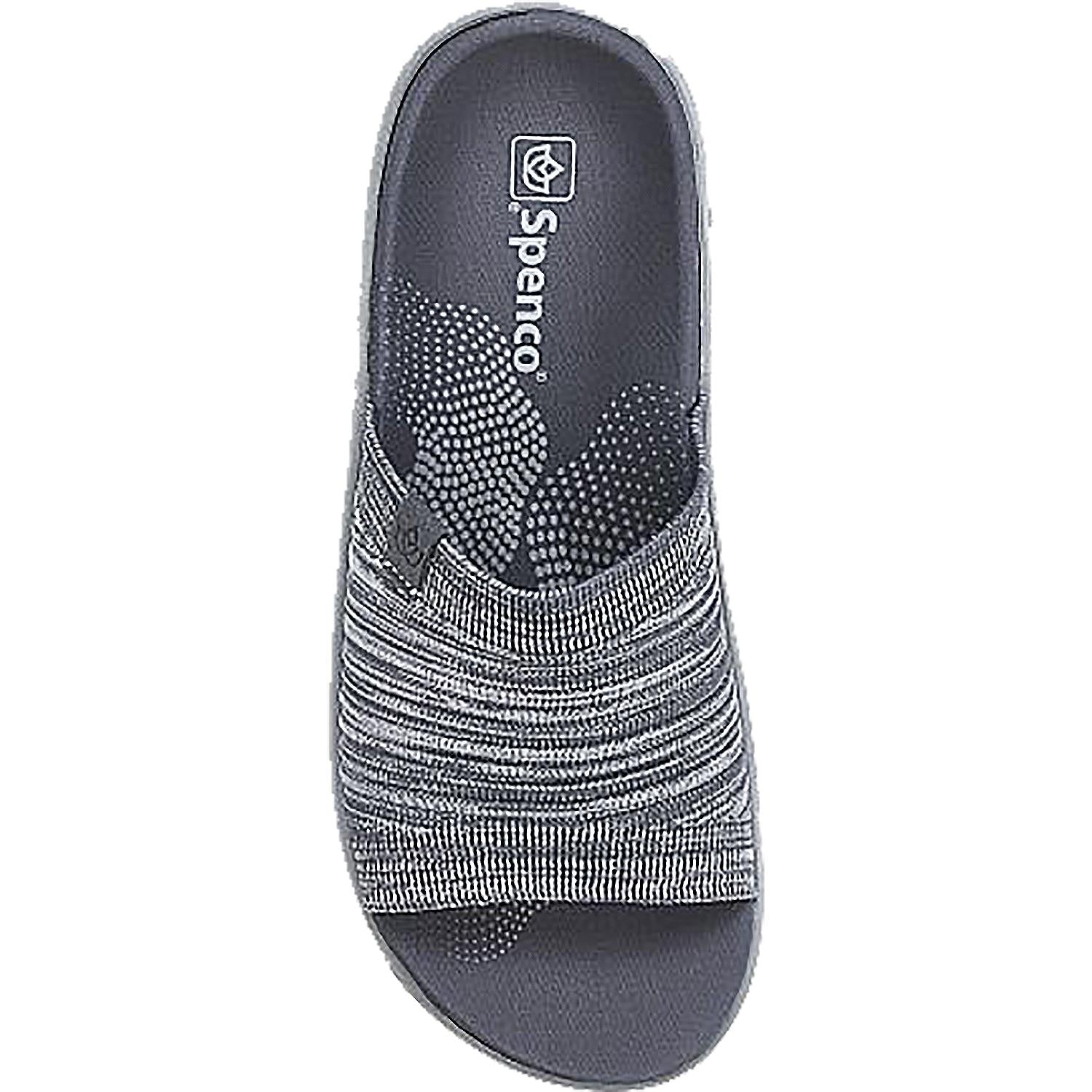 Womens Spenco Spenco Astoria Memory Foam Slide Women's Sandals Wild Dove Knit Fabric Wild Dove Knit Fabric