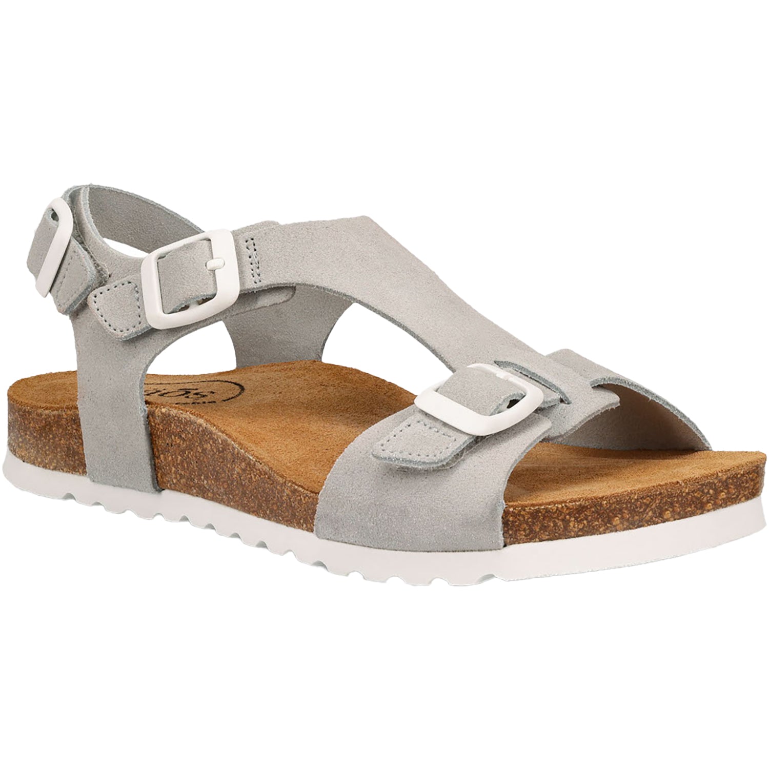 Womens Taos Taos MVP Women's Sandals Light Grey/White Buckle Light Grey/White Buckle