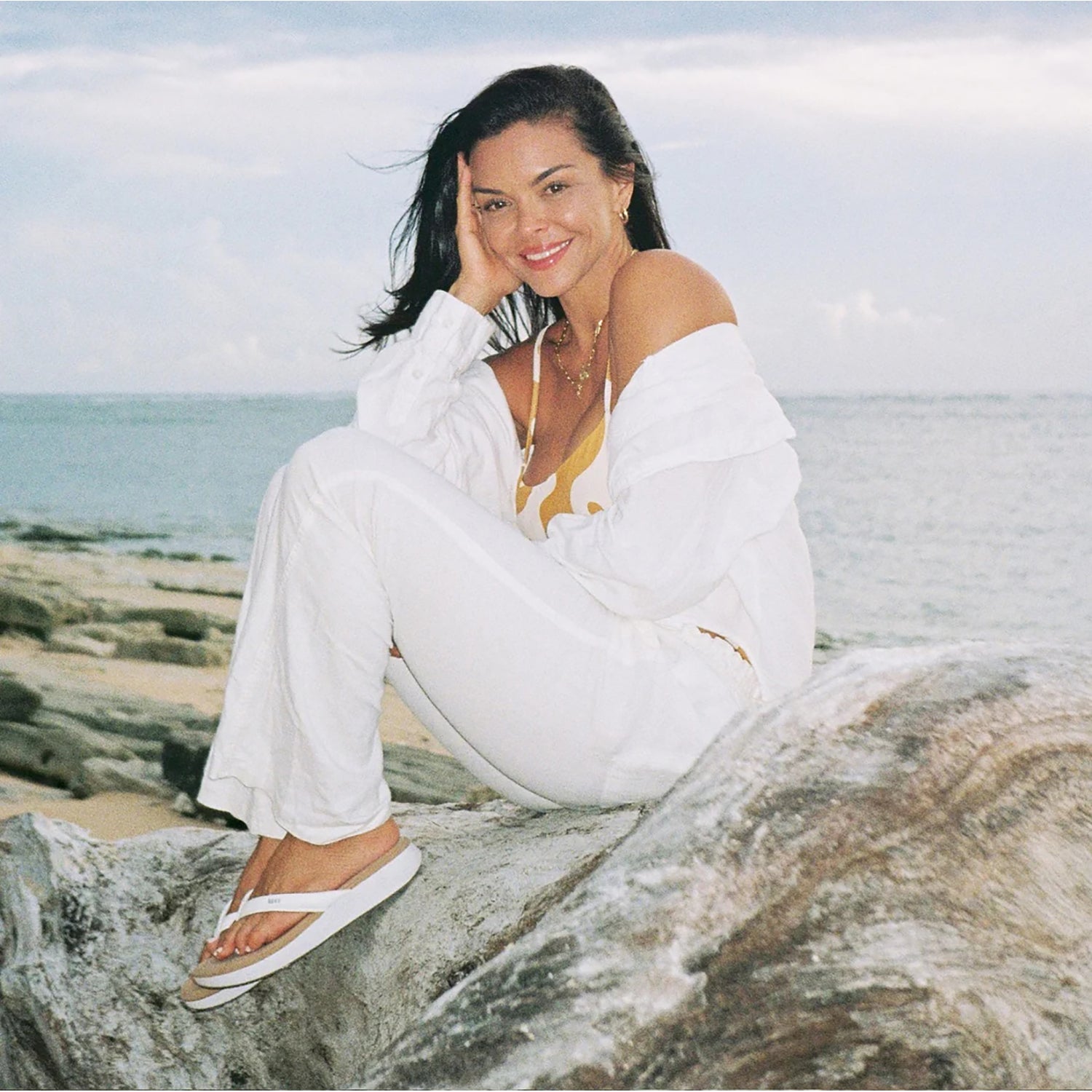 (取寄) リーフ レディース クッション サンド Reef women  Cushion Sands Cloud Women's Reef Cushion Cloud Natural Synthetic – Footwear etc.