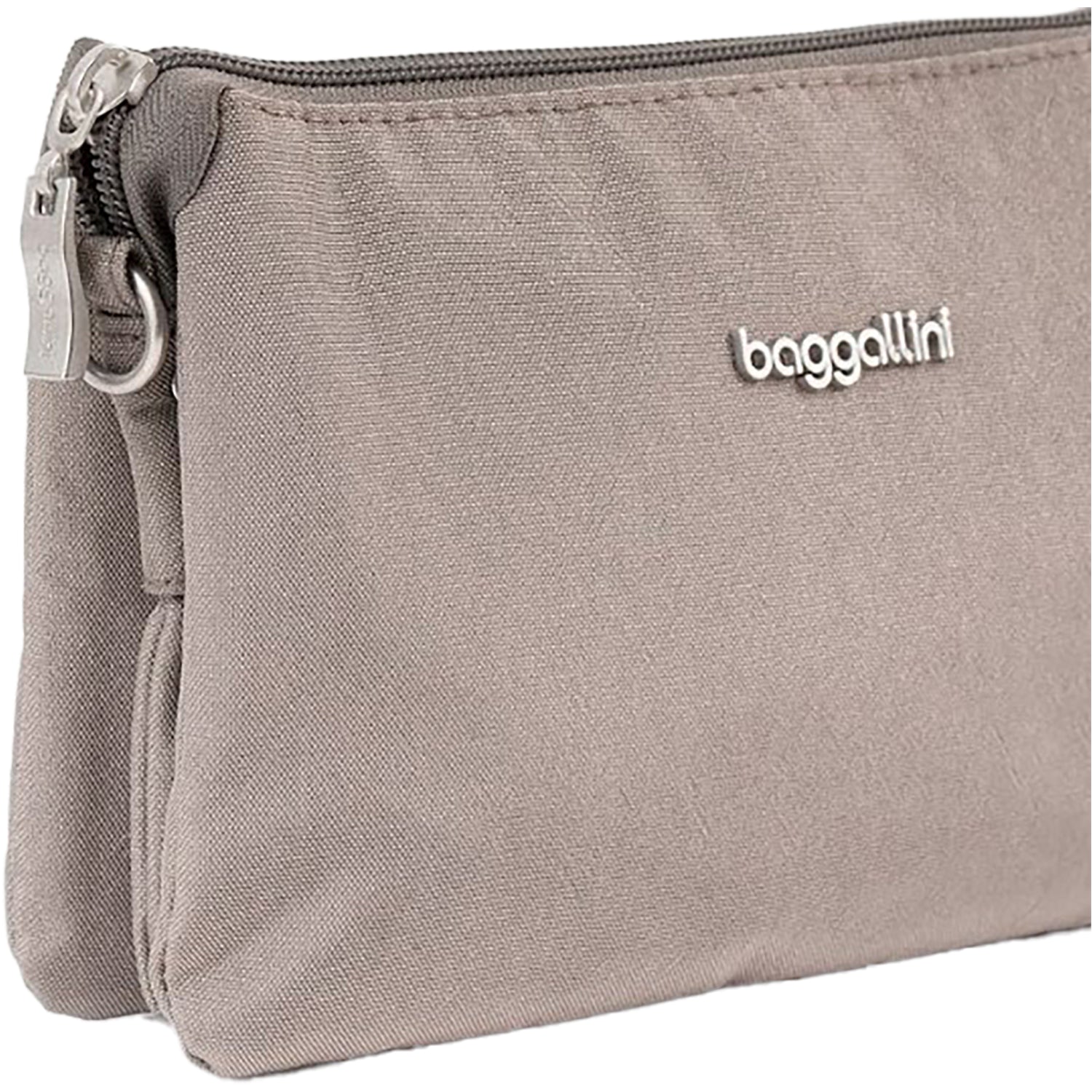 Womens Baggallini Baggallini The Only Mini Bag Handbag Sterling Shimmer Nylon Sterling Shimmer Nylon