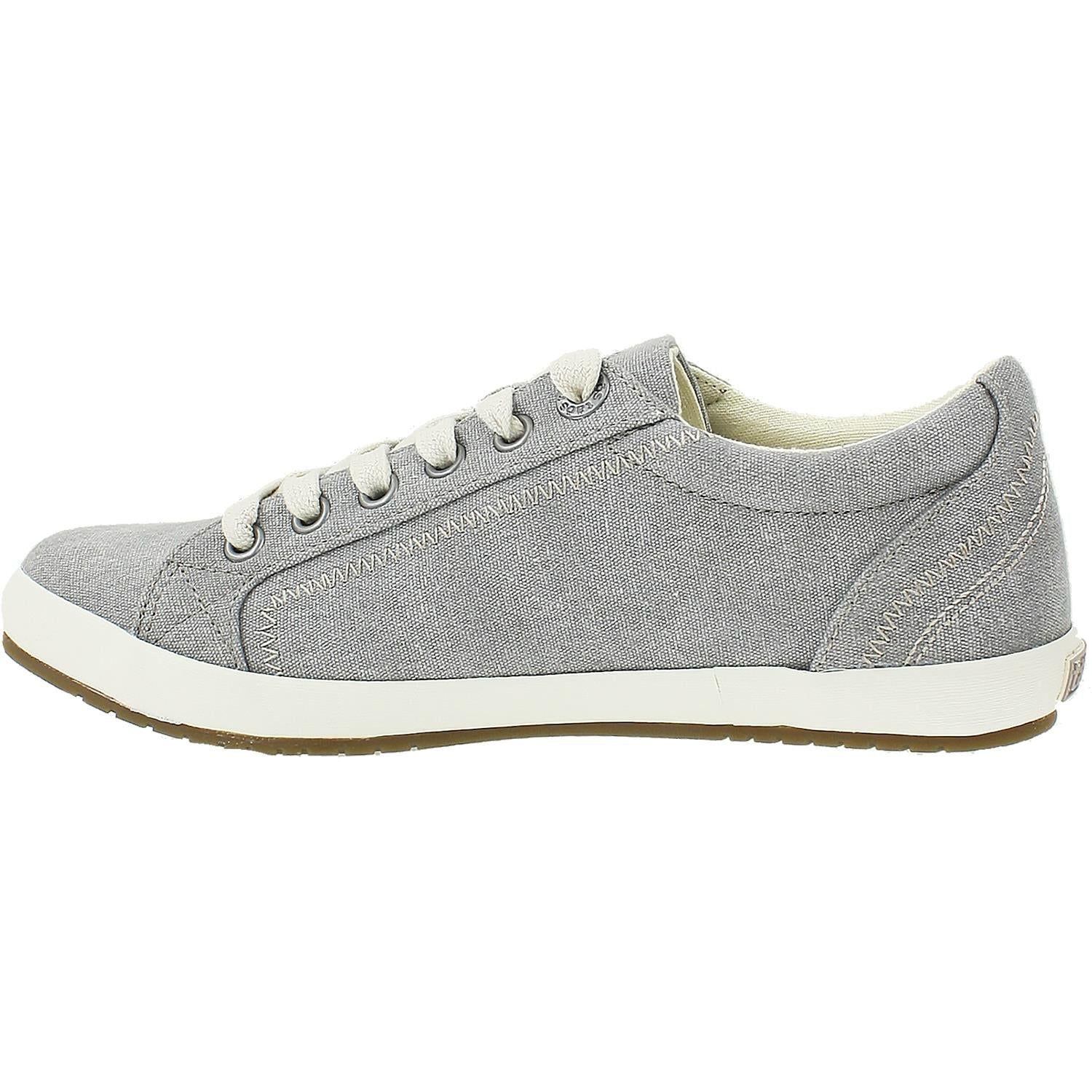 Womens Taos Taos Star Women's Sneakers Grey Washed Canvas Grey Washed Canvas