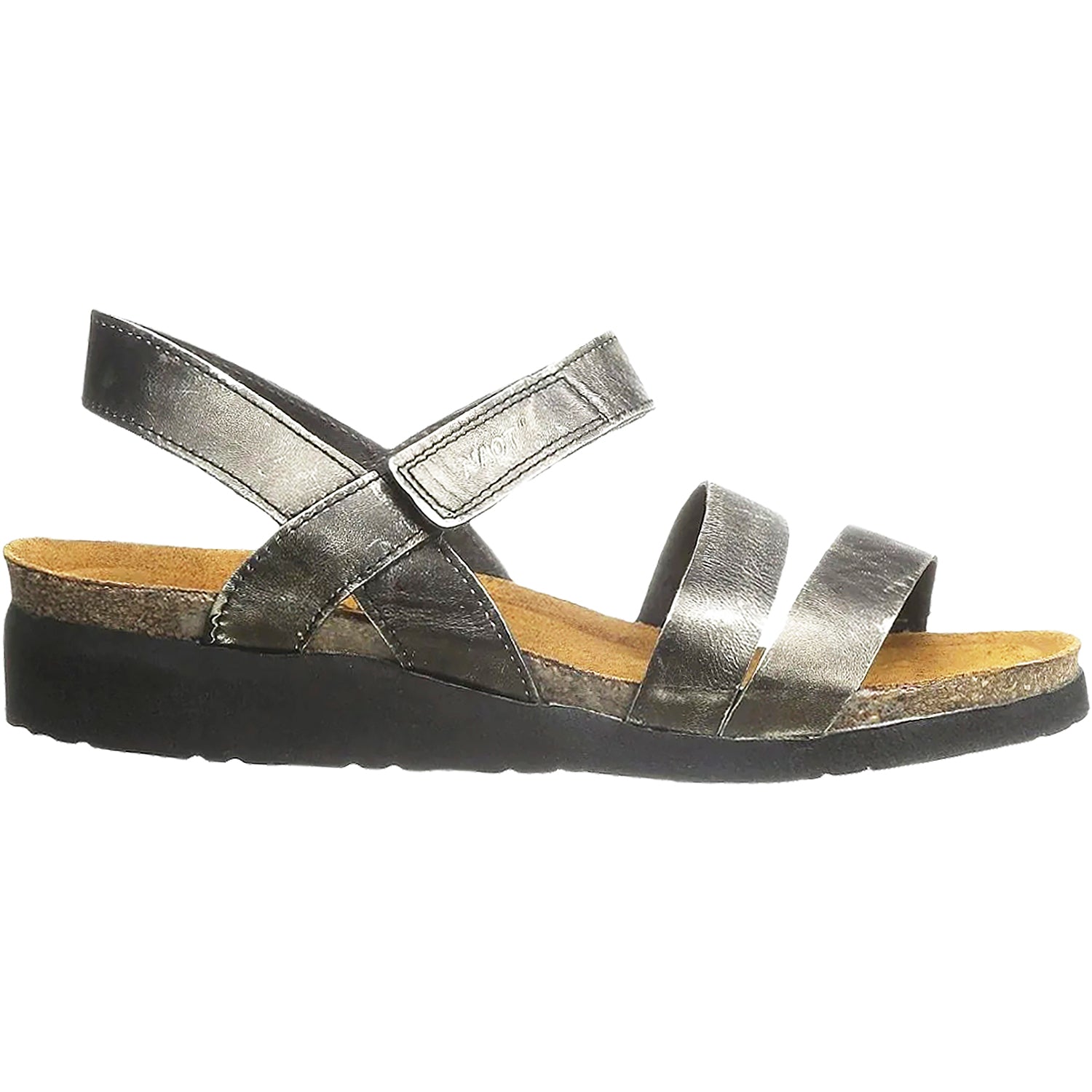 Womens Naot Naot Kayla Women's Ankle Strap Sandals Metal Leather Metal Leather