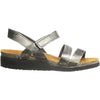 Womens Naot Naot Kayla Women's Ankle Strap Sandals Metal Leather Metal Leather