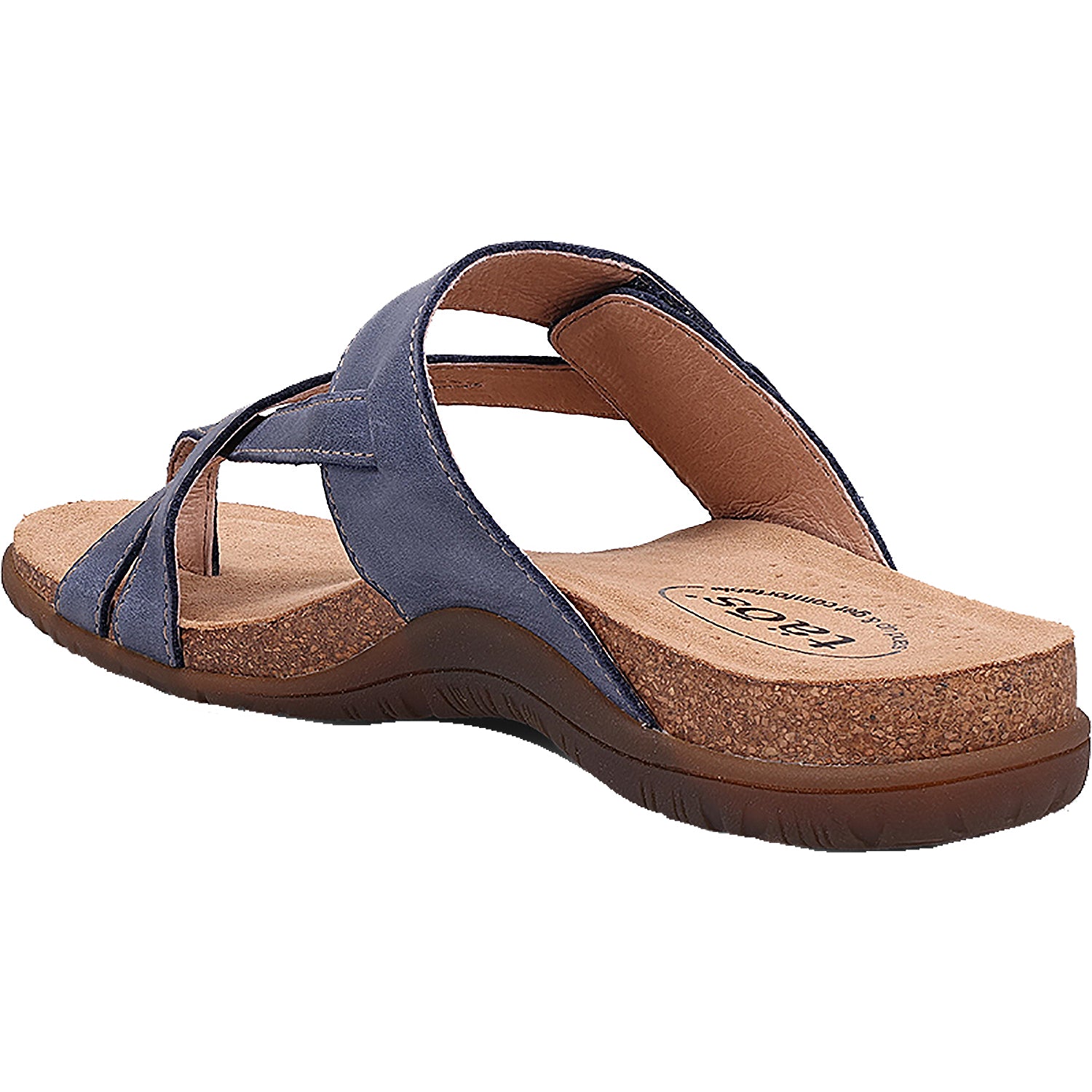 Womens Taos Taos Perfect Women's Thong Sandals Dark Blue Leather Dark Blue Leather