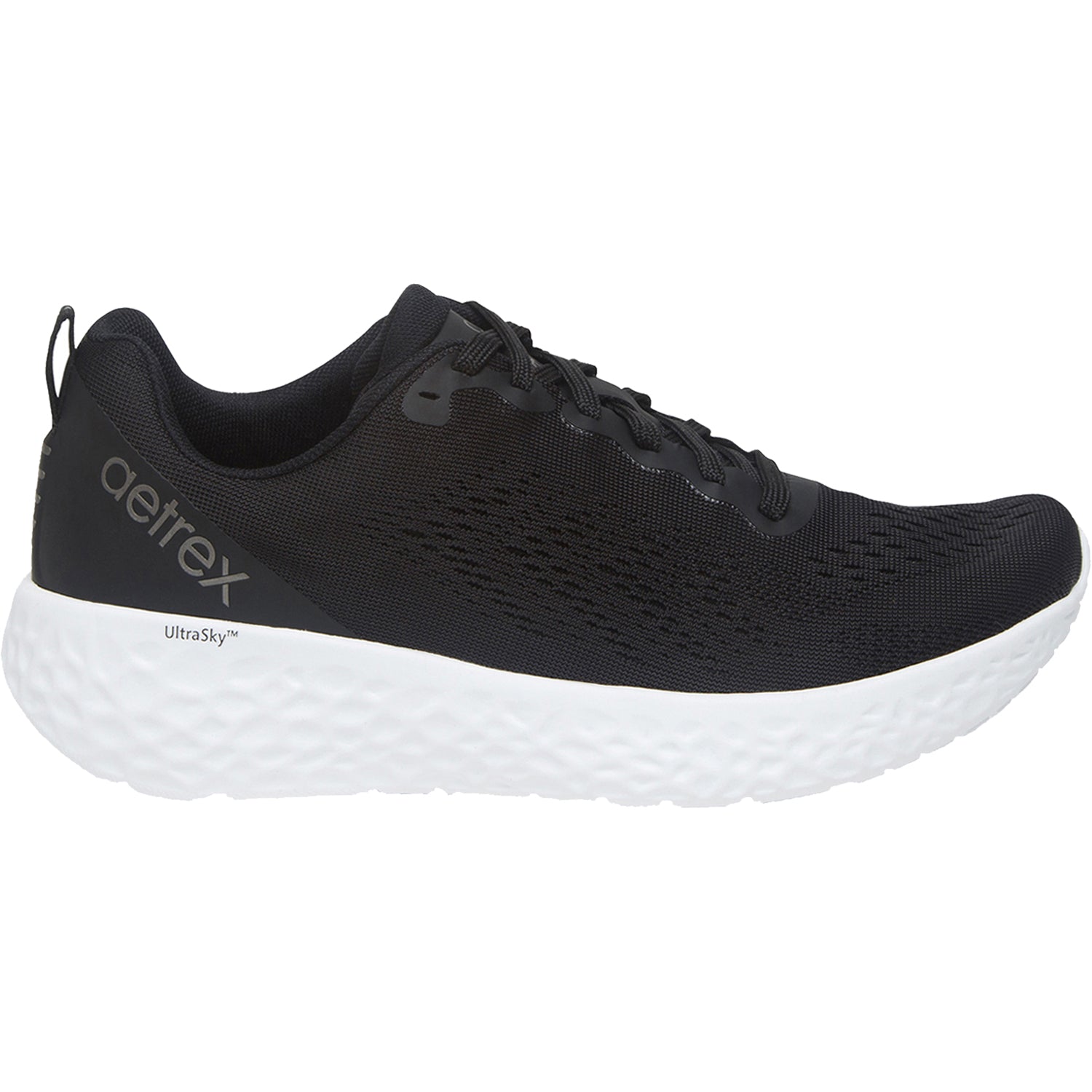 Womens Aetrex Aetrex Danika Women's Arch Support Sneakers Black Mesh Black Mesh