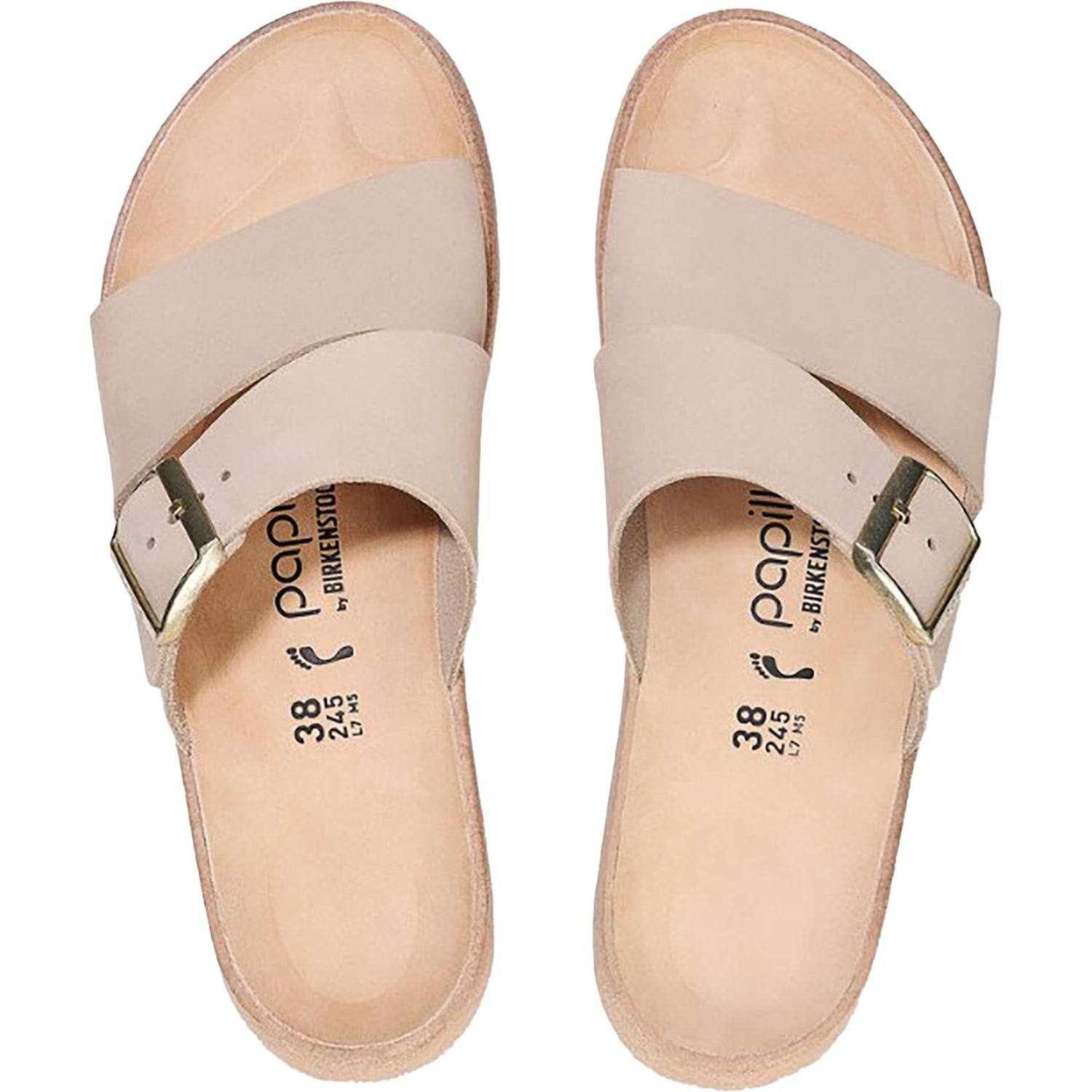 Birkenstock Papillio Almina Women's Wedge Heel Sandals Sandcastle