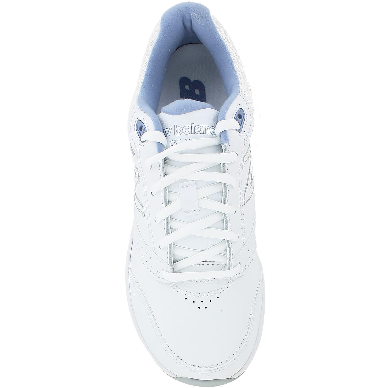 Womens New balance Women's New Balance WW928WB3 Walking Shoes White/Blue Leather White/Blue Leather